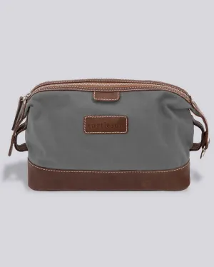 Leather & Canvas Dopp Kit