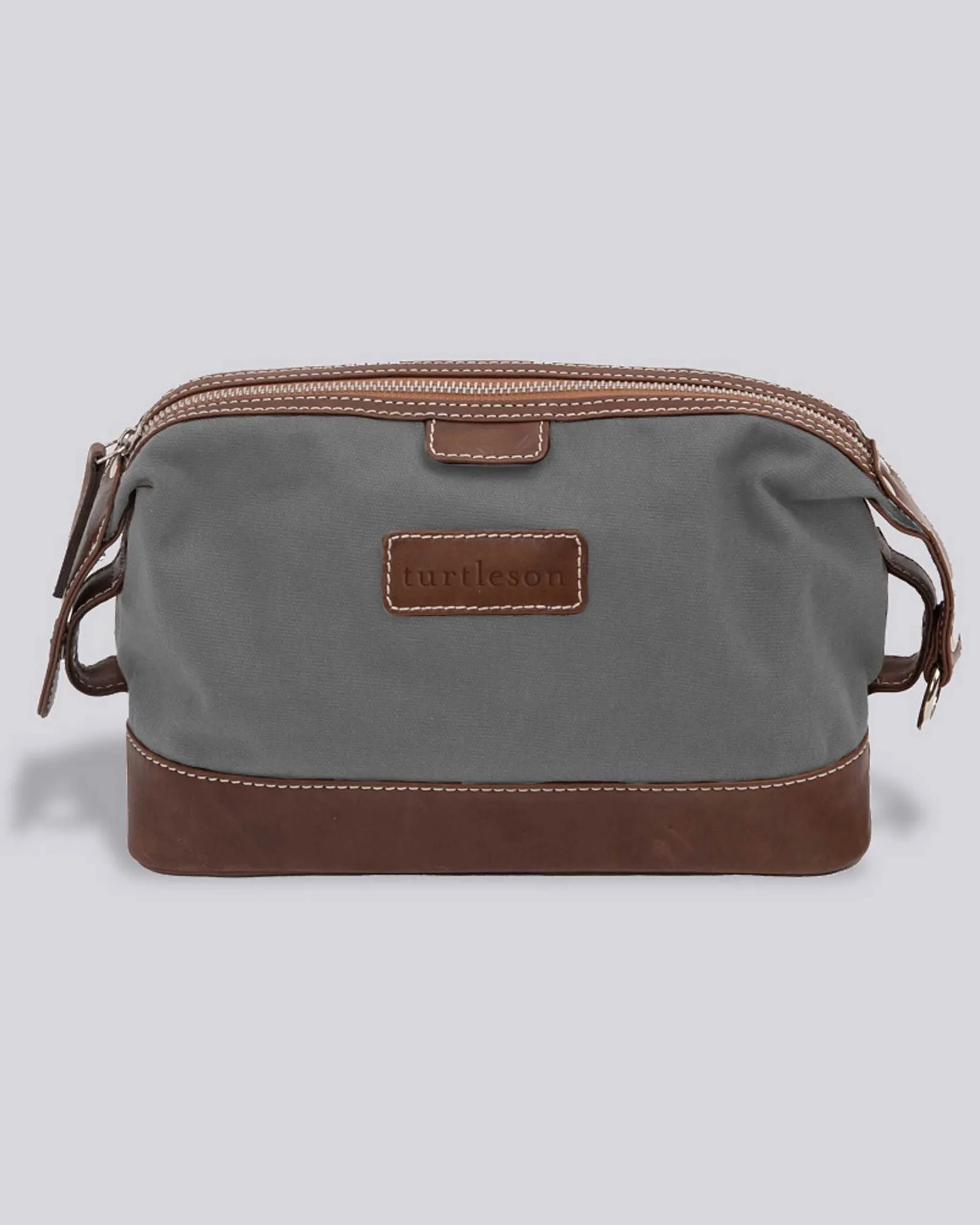 Leather & Canvas Dopp Kit
